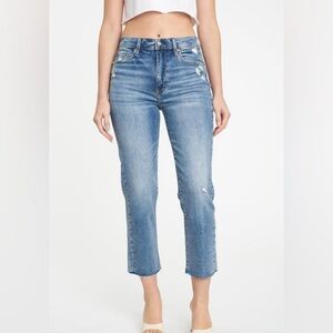 Daze High Rise Wide Ankle Jeans